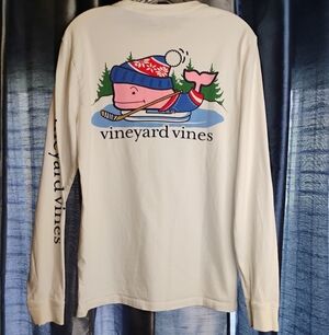 Vineyard Vines Hockey Whale Long Sleeve Shirt